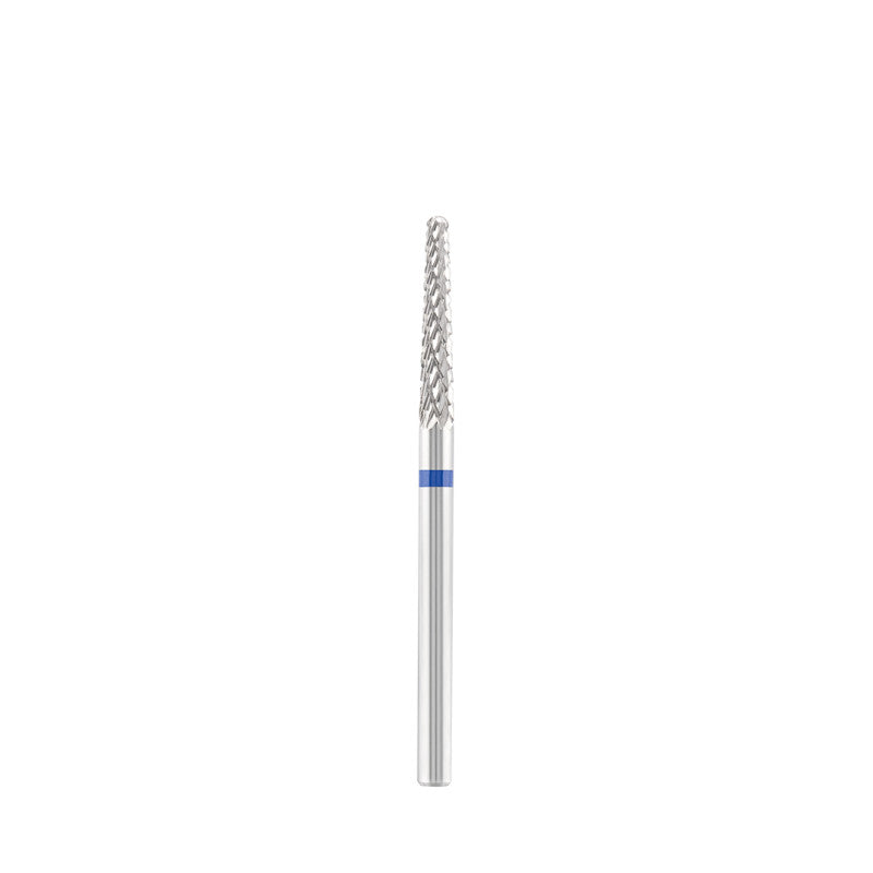 Dettaglio di Tungsten carbide bit "cone" blue, L-14,0 mm., Ø2,0 mm