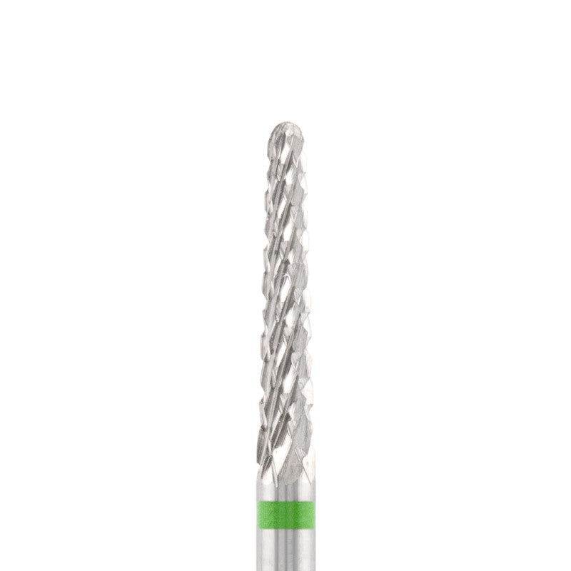 Vista alternativa di Tungsten carbide bit "cone" green, L-14,0 mm., Ø2,0 mm