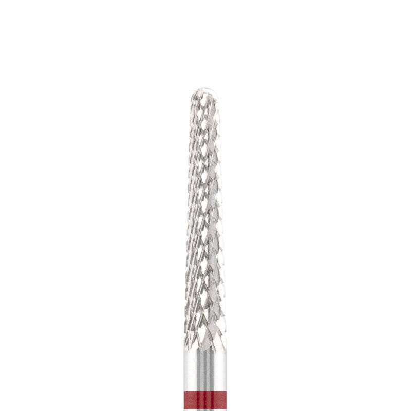 Vista alternativa di Tungsten carbide bit "cone" red, L-14,0 mm., Ø2,0 mm