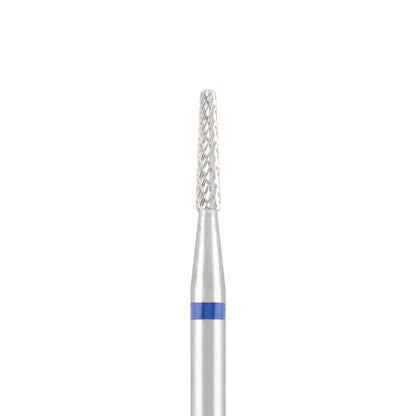 Vista alternativa di Tungsten carbide bit "rounded cone" blue, L-7,0 mm., Ø2,0 mm