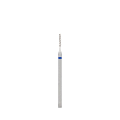 Dettaglio di Tungsten carbide bit "rounded cone" blue, L-7,0 mm., Ø2,0 mm
