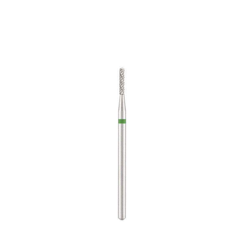 Dettaglio di Tungsten carbide bit "rounded cone" green, L-7,0 mm., Ø2,0 mm