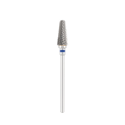 Dettaglio di Tungsten carbide bit "rounded cone" blue, L-13,0 mm., Ø6,0 mm