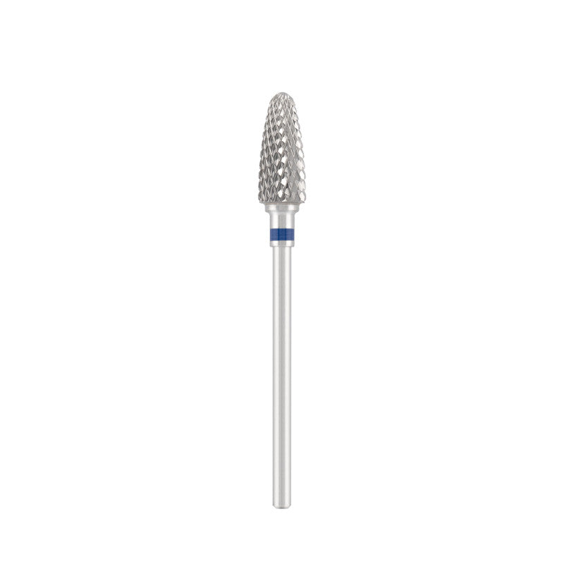 Dettaglio di Tungsten carbide bit "corn" blue, L-14,5 mm., Ø6,0 mm