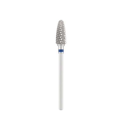 Dettaglio di Tungsten carbide bit "corn" blue, L-14,5 mm., Ø6,0 mm