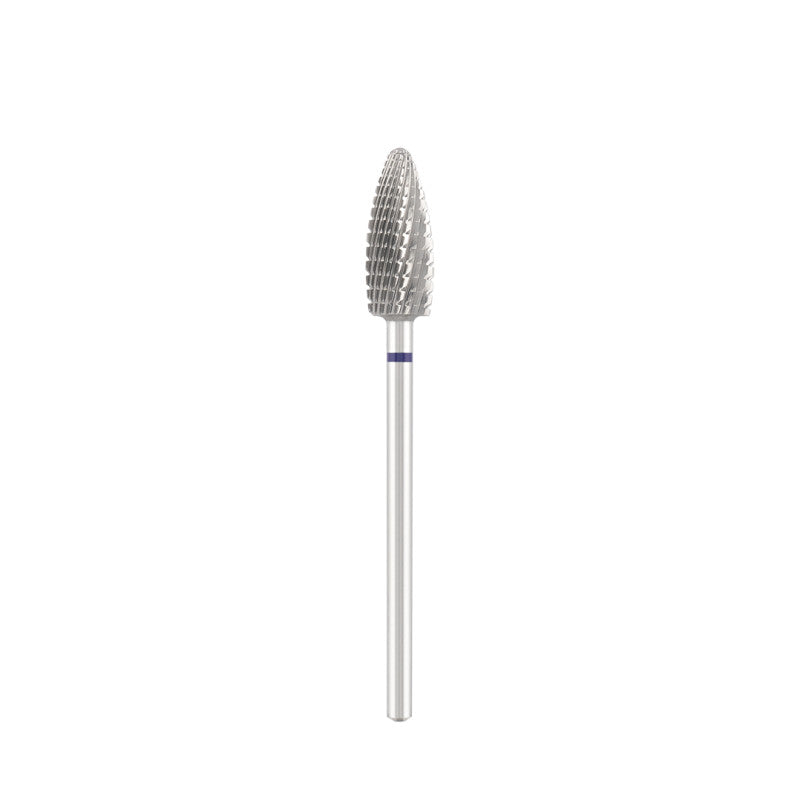 Dettaglio di Tungsten carbide bit "corn" blue, L-15,0 mm., Ø6,0 mm