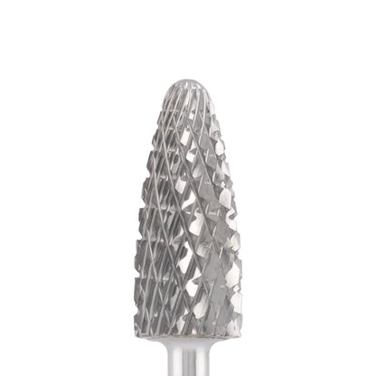 Vista alternativa di Tungsten carbide bit "corn" violet, L-15,0 mm., Ø6,0 mm