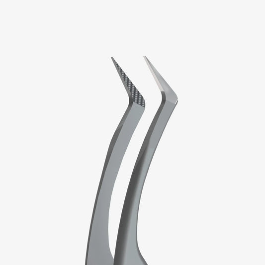 Pinzette professionali per ciglia con punte in fibra EXPERT 45 TIPO 2 (a forma di L, 40') - Lady&Oscar