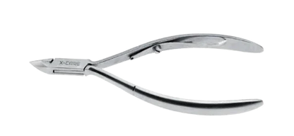 X-CARE INOX + Tronchese pelle inox, incassato, molla a barra singola 10 cm taglio 9 mm