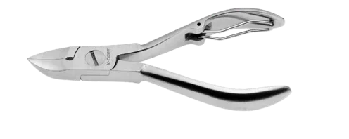 X-CARE INOX + Tronchese unghia inox, sovrapposto, molla a filo singola 11 cm