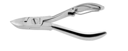 X-CARE INOX + Tronchese unghia inox, sovrapposto, molla a filo singola 11 cm