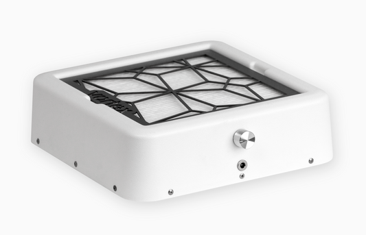 Vortex HEXO W  (white/stainless steel filter grid)