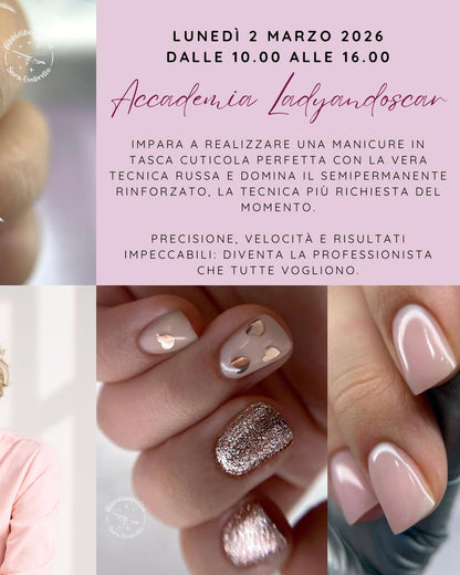 Corso RUSSIAN SPEED MANICURE – LA RIVOLUZIONE CHE ASPETTAVI