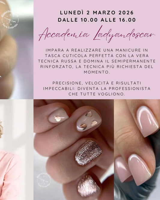 Corso RUSSIAN SPEED MANICURE – LA RIVOLUZIONE CHE ASPETTAVI