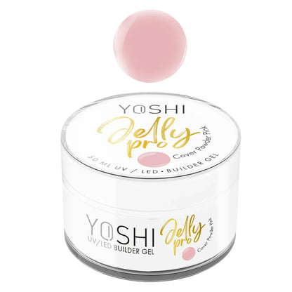 Yoshi Jelly PRO Gel UV LED Cover Powder Pink 50 ml - Lady&Oscar
