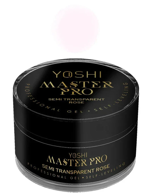 Yoshi Master PRO Gel UV LED Semi Transparent Rose 15 ml - Lady&Oscar
