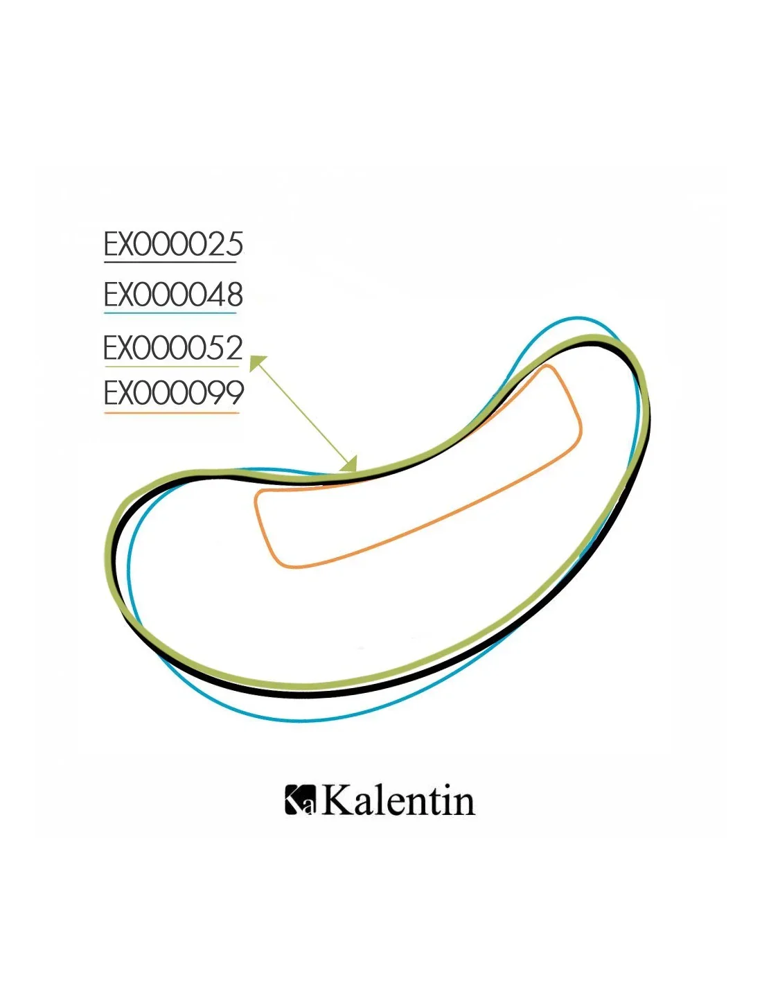 KALENTIN Box patch per occhi vegani con Aloe Barbadensis e Vitamina C - 60 pezzi (30 paia) - Lady&Oscar