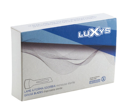 LUXYS Lama sgorbia monouso n. 12 - box 12 pezzi