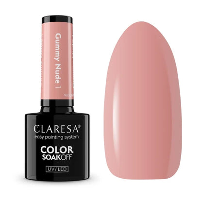 Claresa Smalto Semipermanente Gummy Nude 1 5g