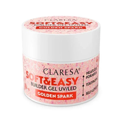 Claresa Builder Gel Soft&Easy Golden Spark 12g