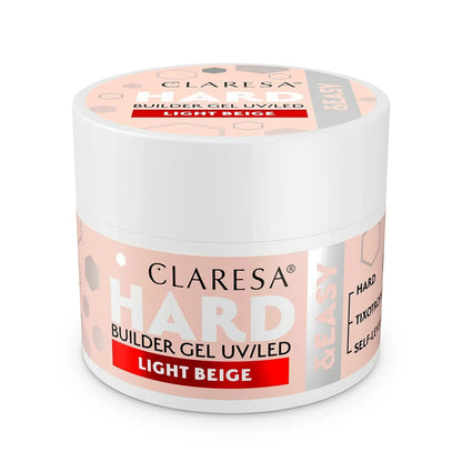 Claresa Hard&Easy Builder gel 45g LIGHT BEIGE - Lady&Oscar