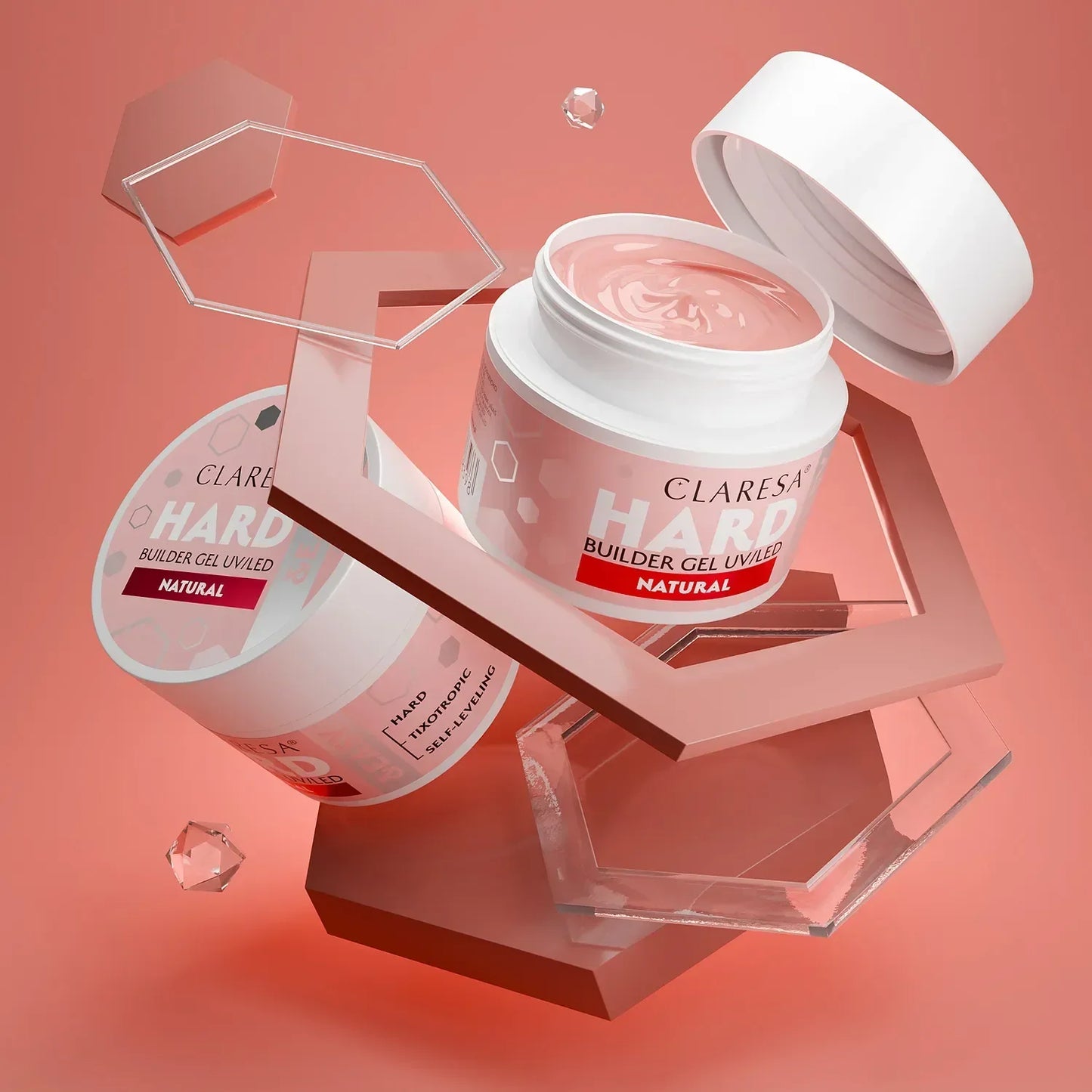 Claresa Hard&Easy Builder gel 45g NATURAL - Lady&Oscar