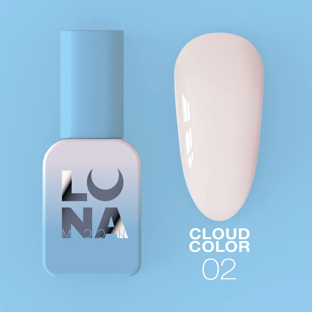 Lunamoon Cloud Color N°2 8ml - smalto gel bianco