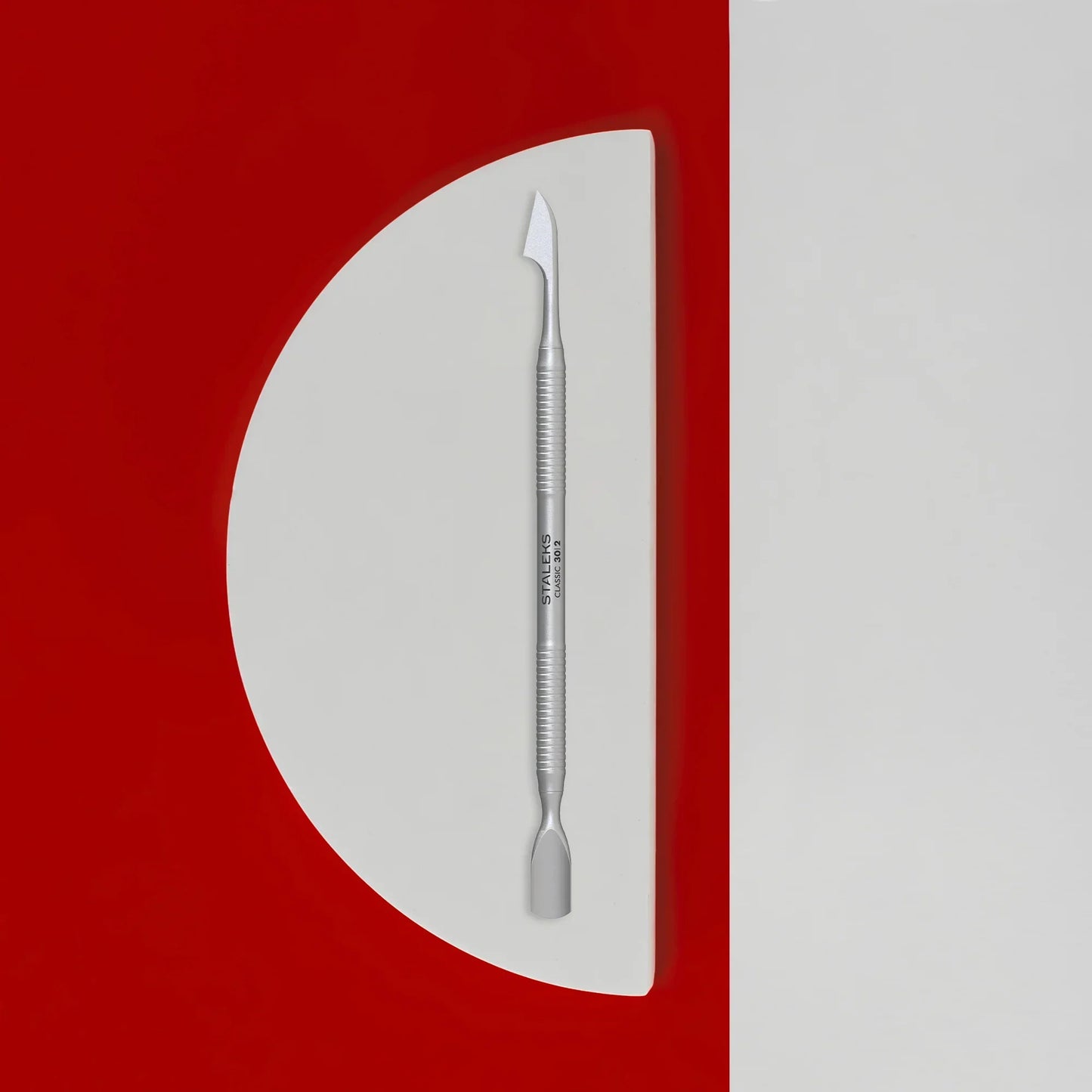 STALEKS Spatola per manicure (pusher arrotondato + ascia) CLASSIC 30 TYPE 2 - Lady&Oscar