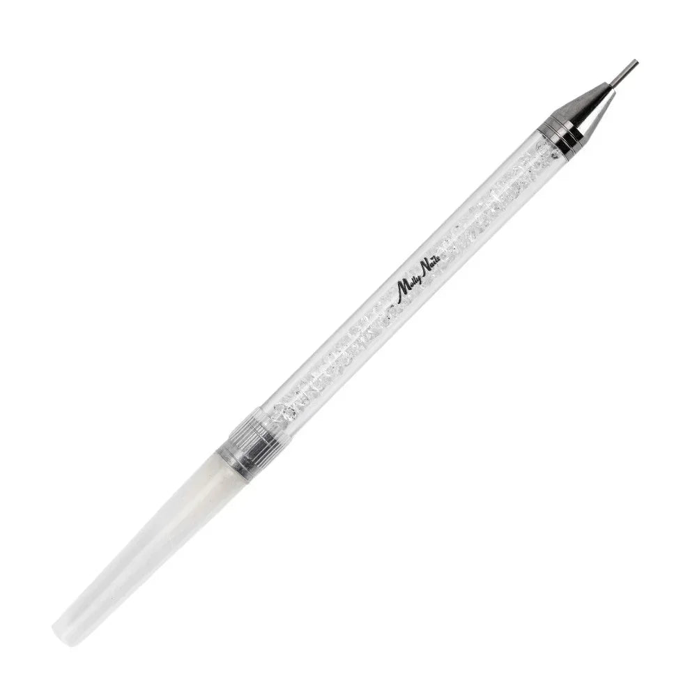 GNB Nail art tools double probe + silicon white - Lady&Oscar