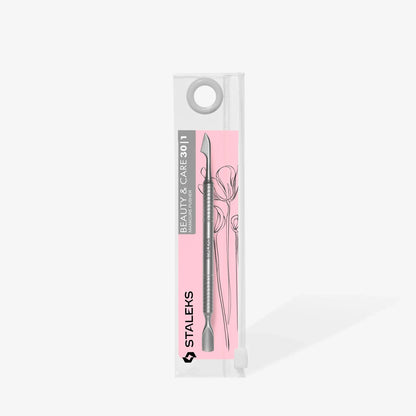 STALEKS Manicure pusher BEAUTY & CARE 30 TYPE 1 (rounded narrow pusher and cleaner) - Lady&Oscar