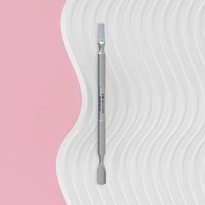 STALEKS Spatola per manicure (pusher arrotondato + pulsante dritto) BEAUTY & CARE 30 TYPE 2 - Lady&Oscar