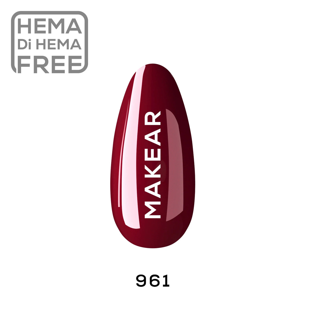 Makear semipermanente 961 Bordeaux Lampone