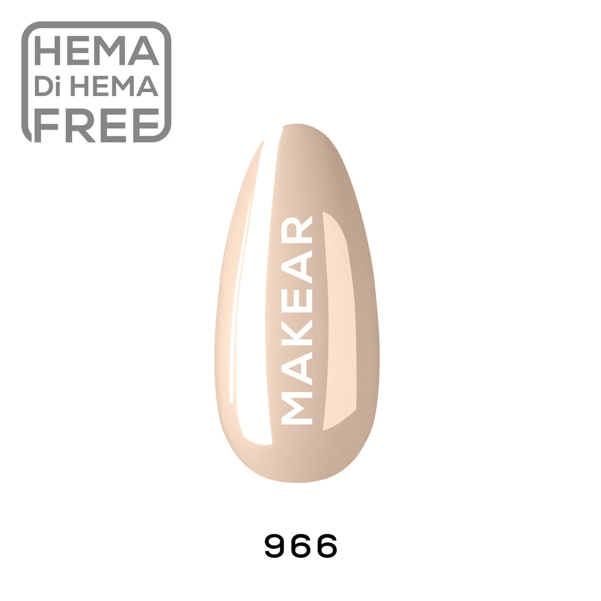 Makear semipermanente 966 Nude Beige Crema