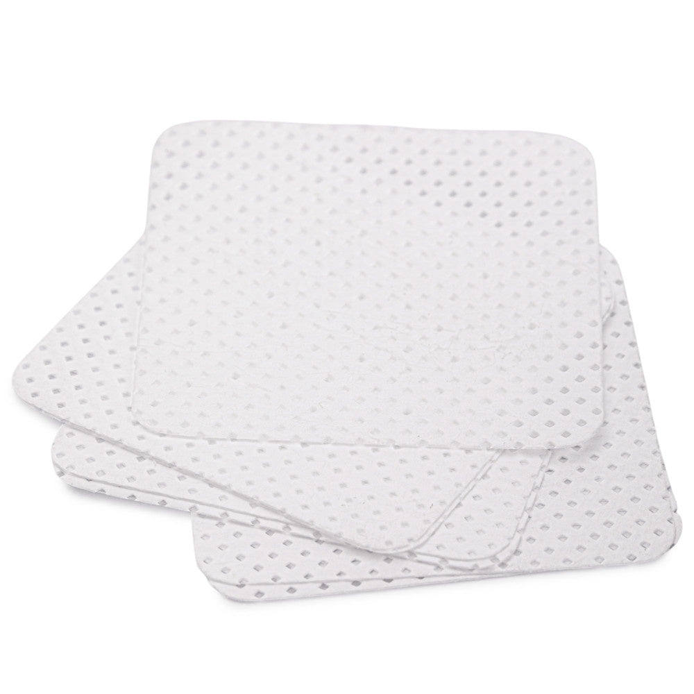 Pad per unghie AlleLac perforati senza polvere, bianchi, 5x5 cm, 540 pezzi
