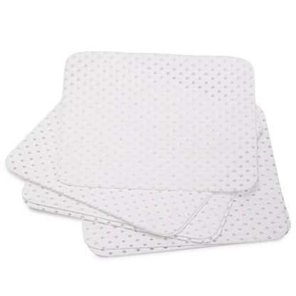 Pad per unghie AlleLac perforati senza polvere, bianchi, 5x5 cm, 540 pezzi