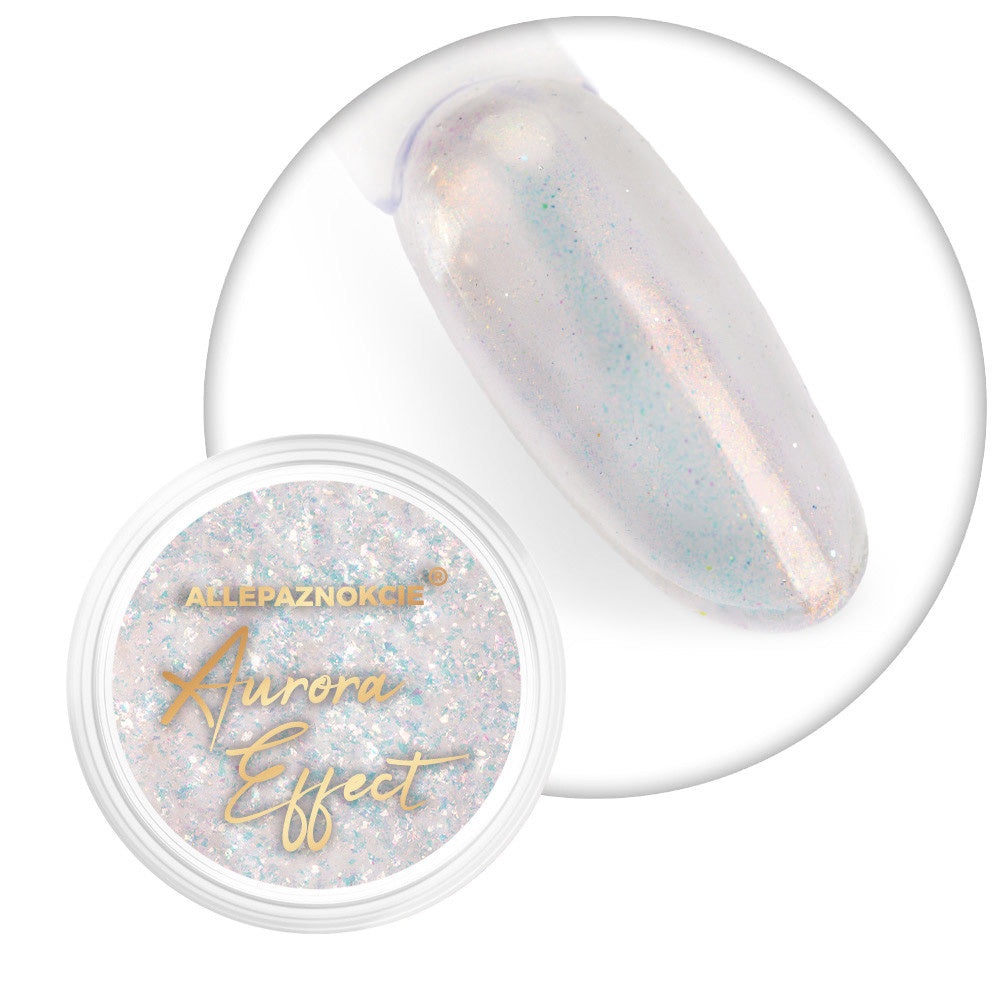 Polvere per unghie Aurora Mirror Flame Allepaznokcie n. 2, 0,3 g