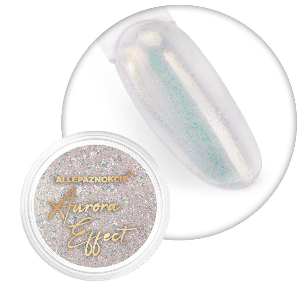 Polvere per unghie Aurora Mirror Glow Allepaznokcie n. 4, 0,3 g