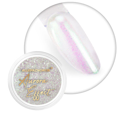 Polvere per unghie Aurora Mirror Mist Allepaznokcie n. 6, 0,3 g