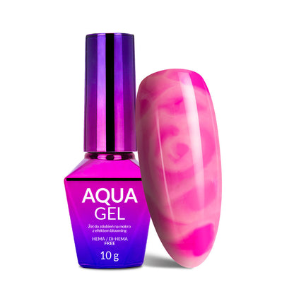 Molly Nails Aqua Gel, gel per decorazioni blooming senza HEMA/Di-HEMA, 10 g