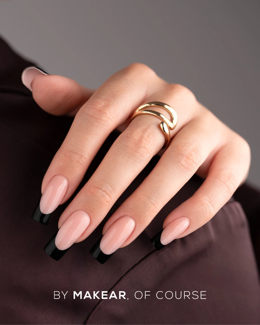 Makear French Manicure Gel FG14 Black