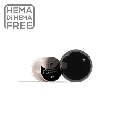 Makear French Manicure Gel FG14 Black 5ml, vasetto