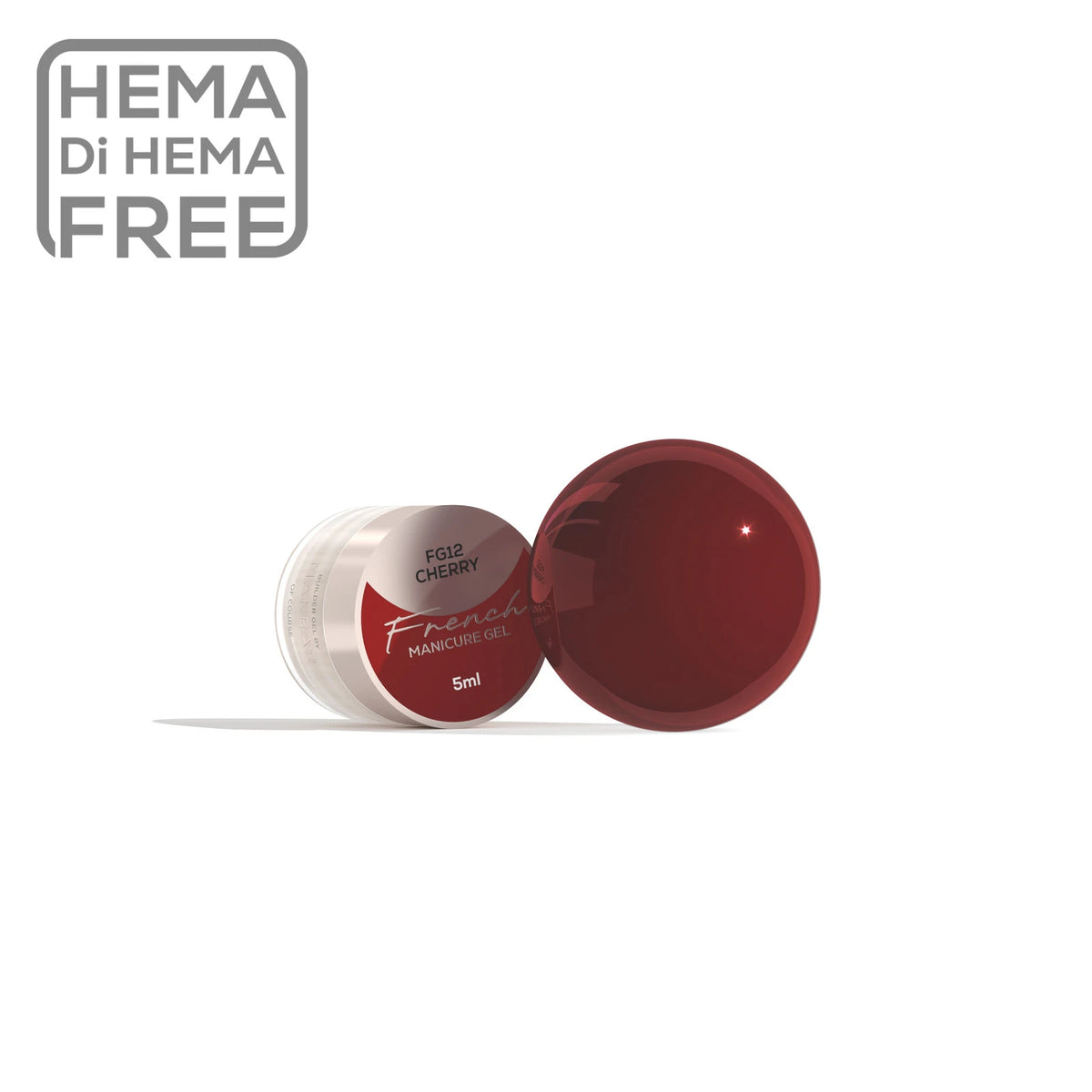 Makear French Manicure Gel FG12 Cherry 5ml, vasetto