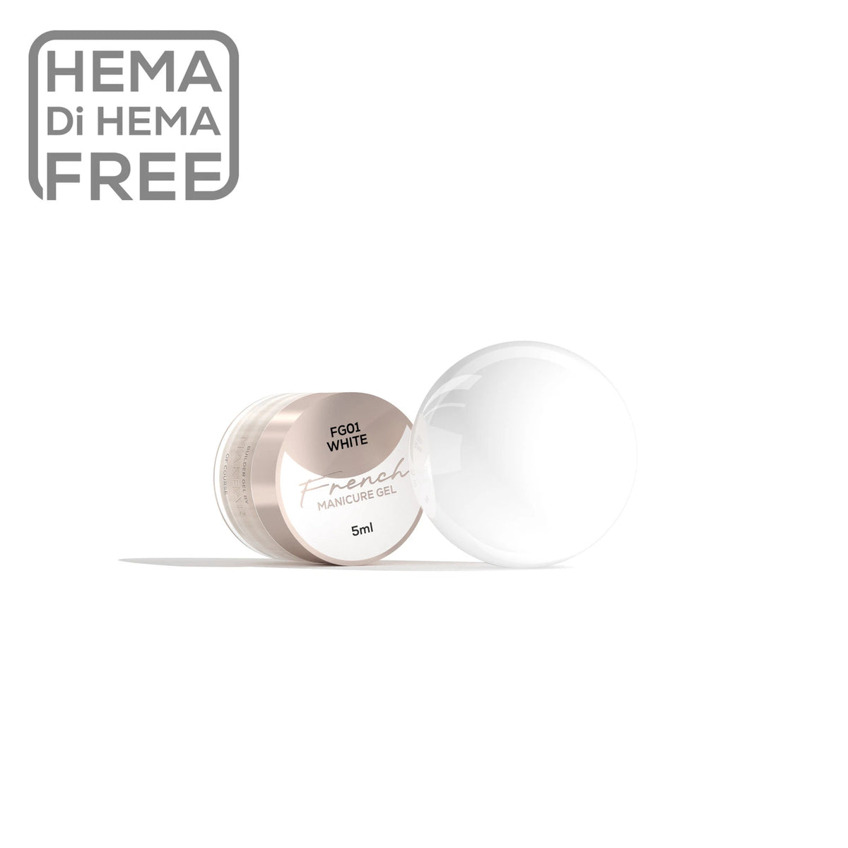 Makear French Manicure Gel FG01 White