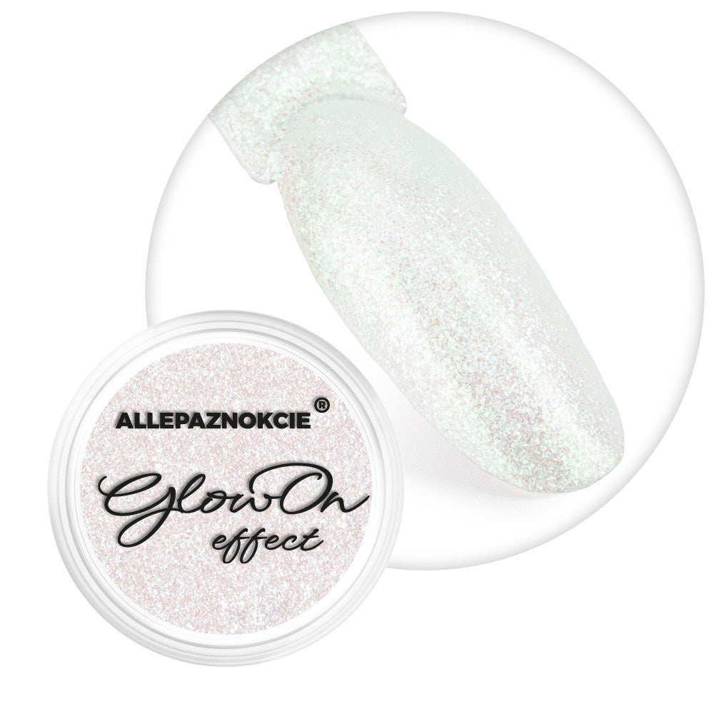 Polvere per unghie GlowOn Allepaznokcie Olivia, 0,3 g