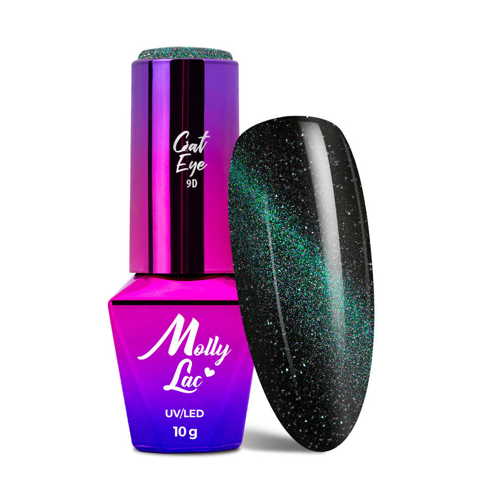 Smalto semipermanente magnetico Molly Lac Flashing Magic Cat Eye n. 154, 10 g
