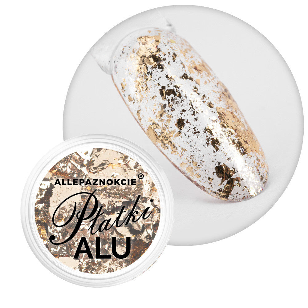 Polvere metallica per unghie Alu Flakes Allepaznokcie n. 11, 0,2 g