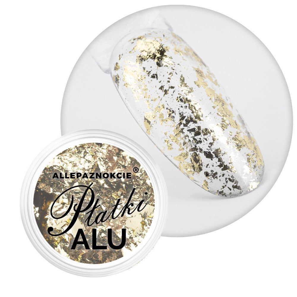 Polvere metallica per unghie Alu Flakes Allepaznokcie n. 12, 0,2 g
