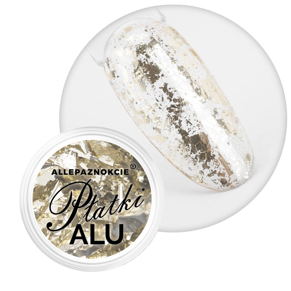 Polvere metallica per unghie Alu Flakes Allepaznokcie n. 7, 0,2 g