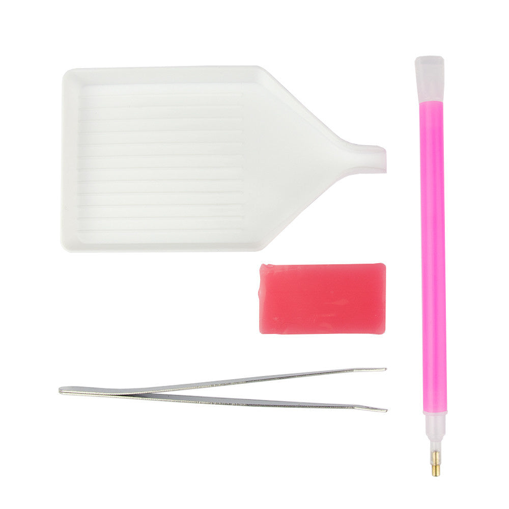 Set per decorazioni con strass GNB con applicatore, cera, vassoio e pinzette