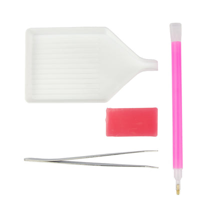 Set per decorazioni con strass GNB con applicatore, cera, vassoio e pinzette
